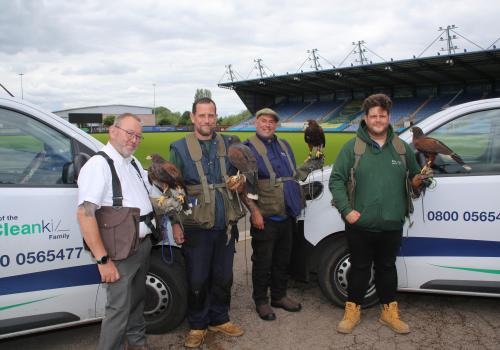 Bird control team